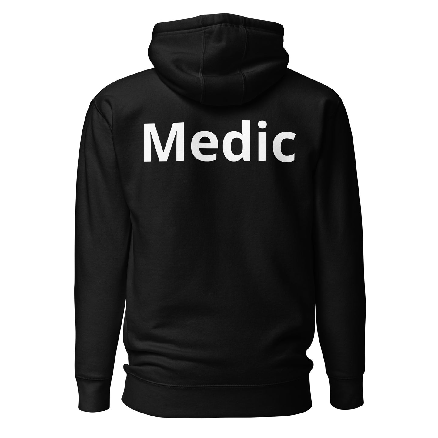 BRG - Medic hoodie (Embroidered - white print)