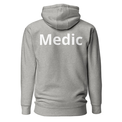 BRG - Medic hoodie (Embroidered - white print)